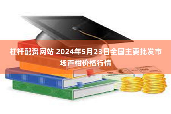 杠杆配资网站 2024年5月23日全国主要批发市场芦柑价格行情