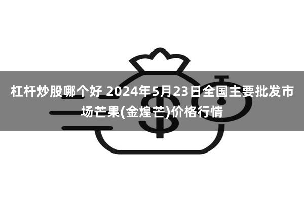 杠杆炒股哪个好 2024年5月23日全国主要批发市场芒果(金煌芒)价格行情