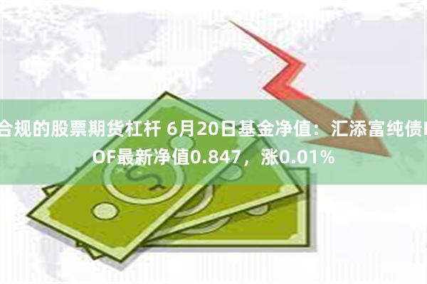 合规的股票期货杠杆 6月20日基金净值：汇添富纯债LOF最新净值0.847，涨0.01%