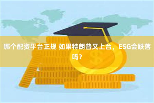 哪个配资平台正规 如果特朗普又上台，ESG会跌落吗？